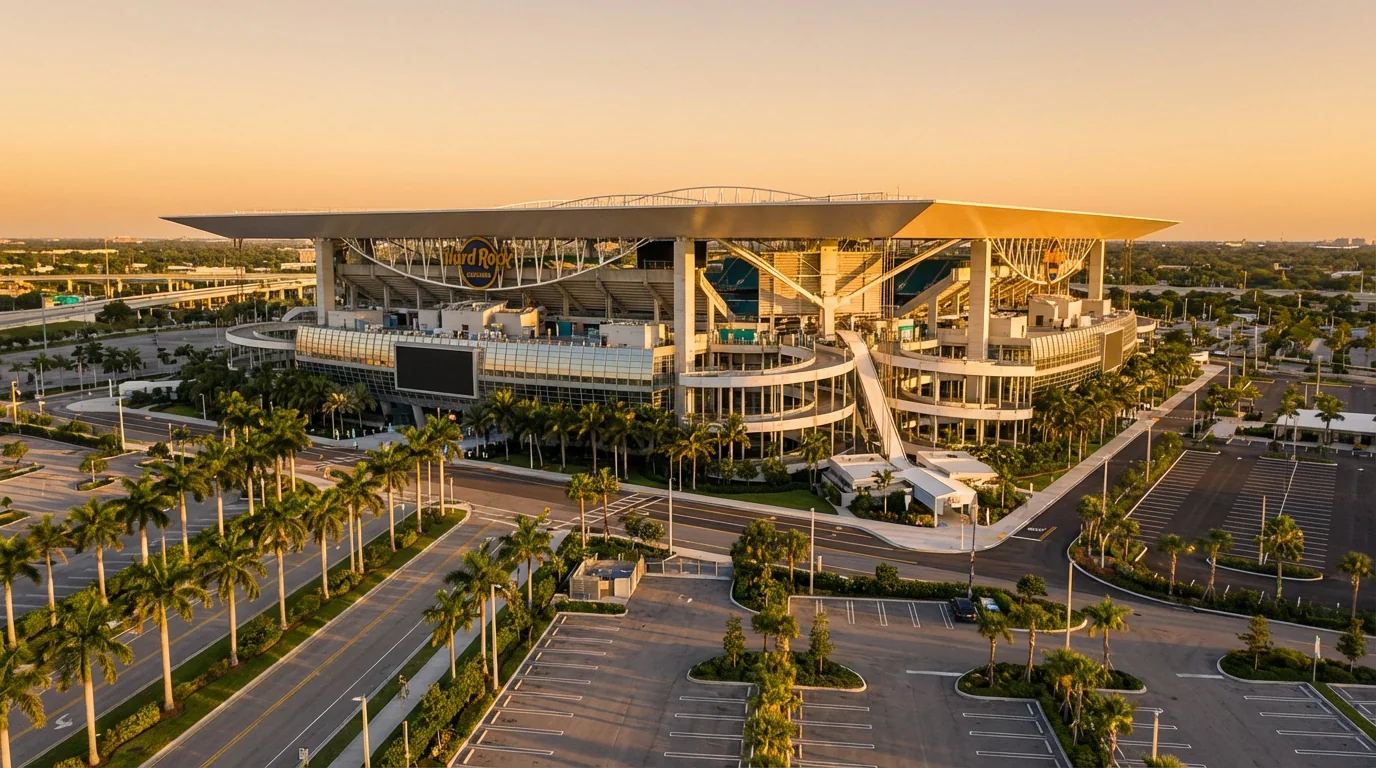 Hard Rock Stadium Aerial Photography